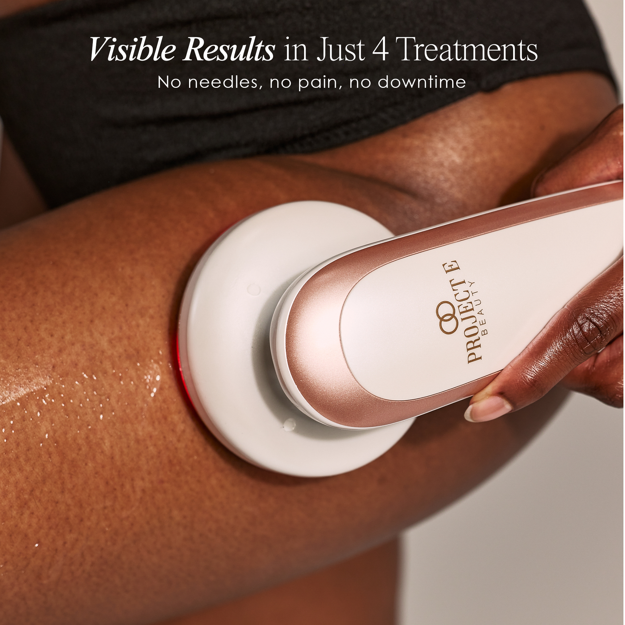 Visible results in just 4 treatments
no needles, no pain, no downtime