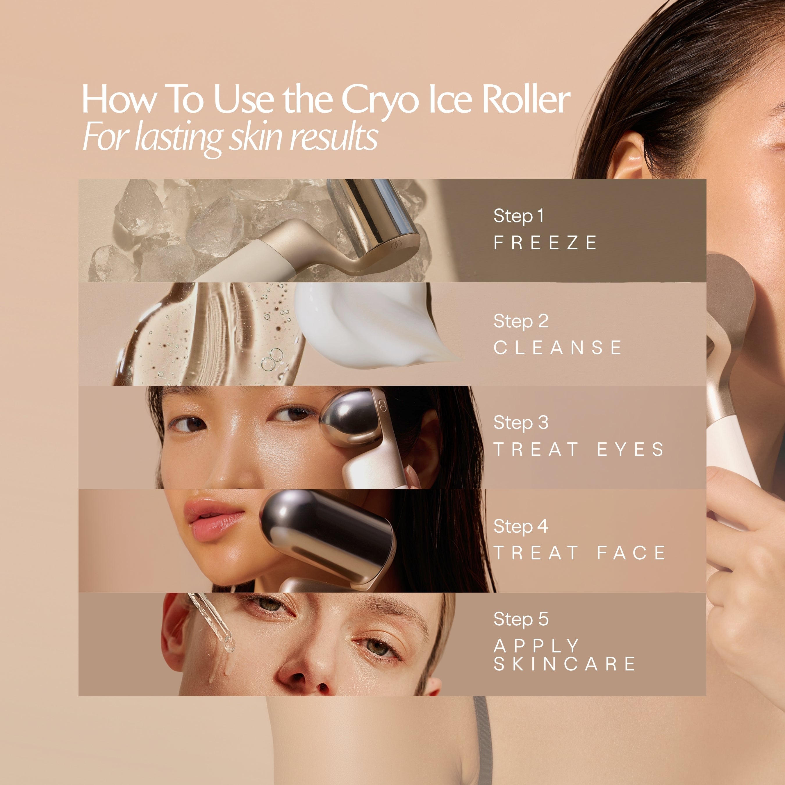 Cryo Ice Roller | Cold Therapy Sculpting Duo